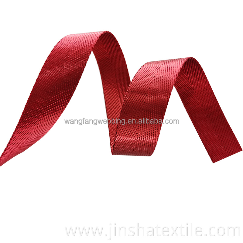 Herringbone nylon webbing wholesale price multi-size optional webbing bag webbing strap